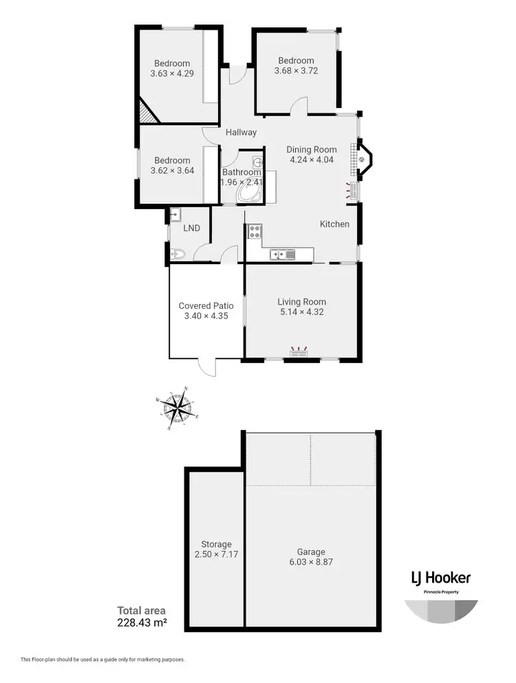 Floorplan of Homely house listing, 13 Elwick Road, Glenorchy TAS 7010