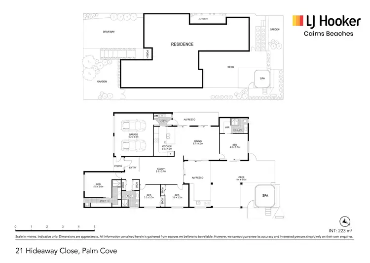 Floorplan of Homely house listing, 21 Hideaway Close, Palm Cove QLD 4879