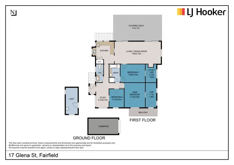 Floorplan of Homely house listing, 17 Glena Street, Fairfield QLD 4103