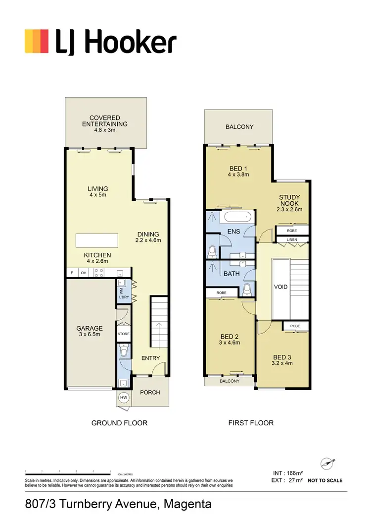 Floorplan of Homely townhouse listing, 807/3 Turnberry Avenue, Magenta NSW 2261