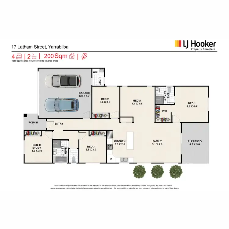 Floorplan of Homely house listing, 17 Latham Street, Yarrabilba QLD 4207
