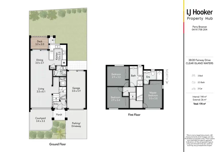 Floorplan of Homely unit listing, 38/20 Fairway Drive, Clear Island Waters QLD 4226