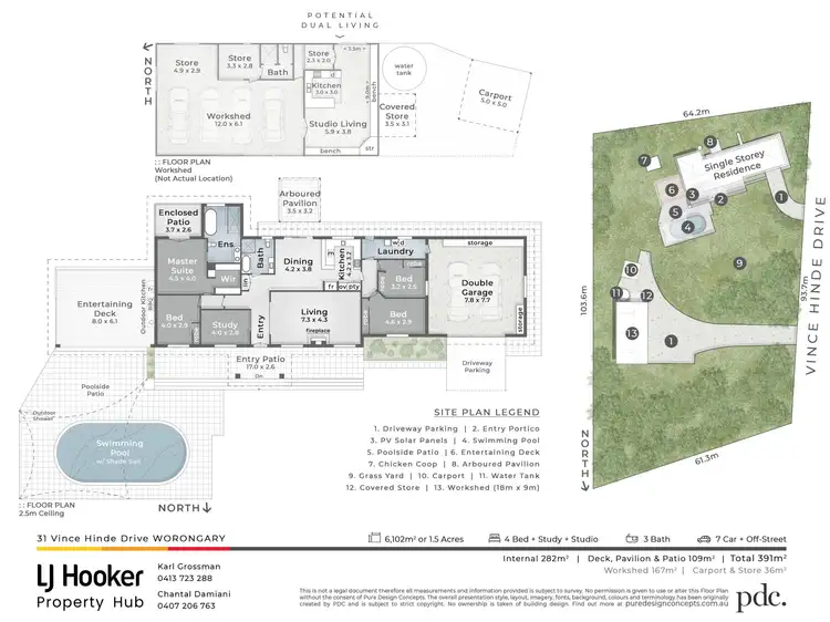 Floorplan of Homely house listing, 31 Vince Hinde Drive, Worongary QLD 4213