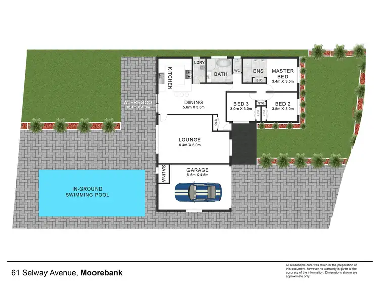 Floorplan of Homely house listing, 61 Selway Avenue, Moorebank NSW 2170