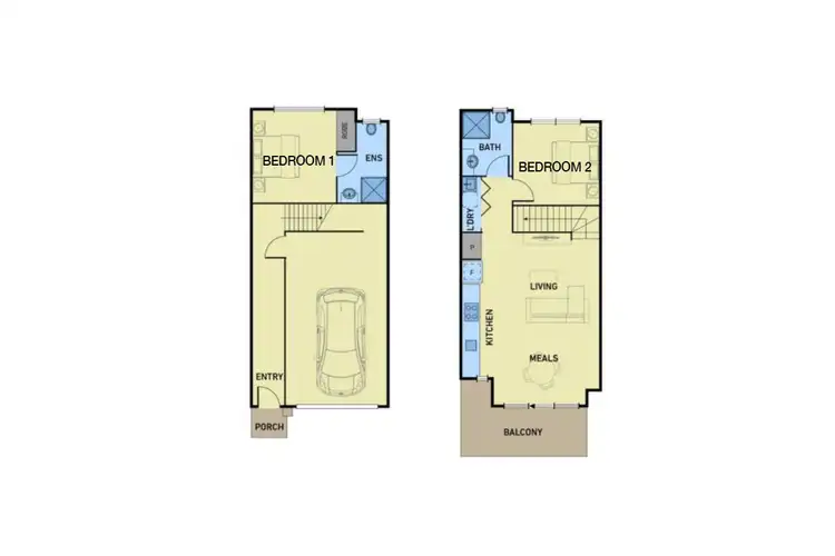 Floorplan of Homely townhouse listing, 6/8 Elm Street, Bayswater VIC 3153