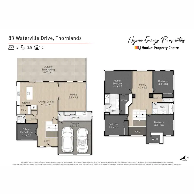 Floorplan of Homely house listing, 83 Waterville Drive, Thornlands QLD 4164