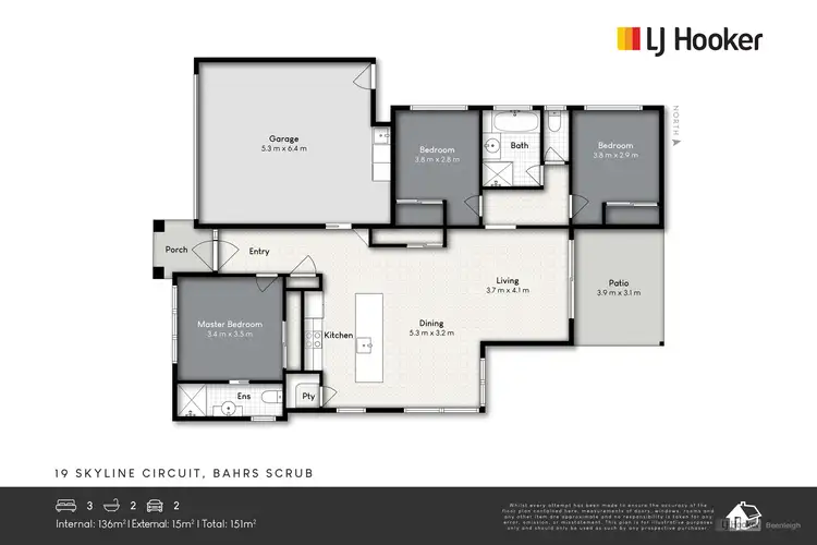 Floorplan of Homely house listing, 19 Skyline Circuit, Bahrs Scrub QLD 4207
