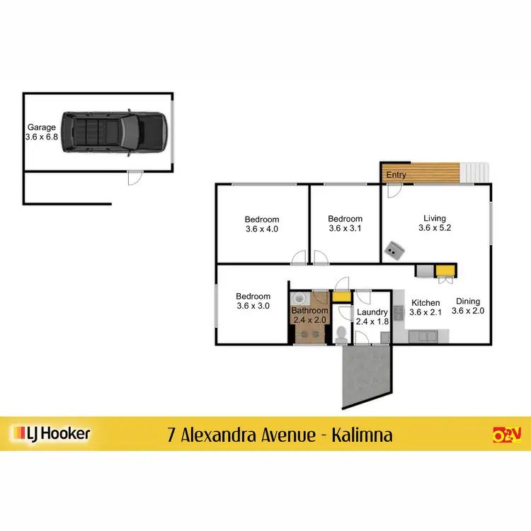 Floorplan of Homely house listing, 7 Alexandra Avenue, Kalimna VIC 3909