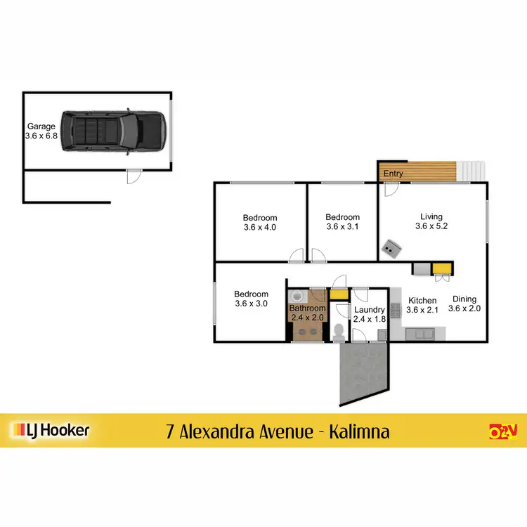 Floorplan of Homely house listing, 7 Alexandra Avenue, Kalimna VIC 3909
