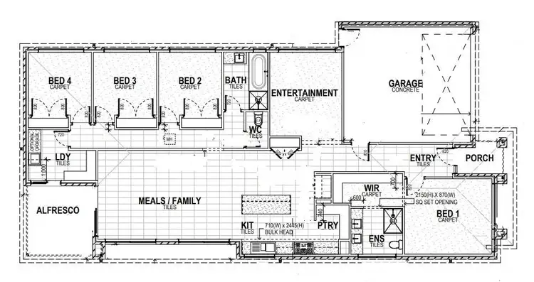 Floorplan of Homely house listing, Lot 450 Maserati Way, Cranbourne East VIC 3977