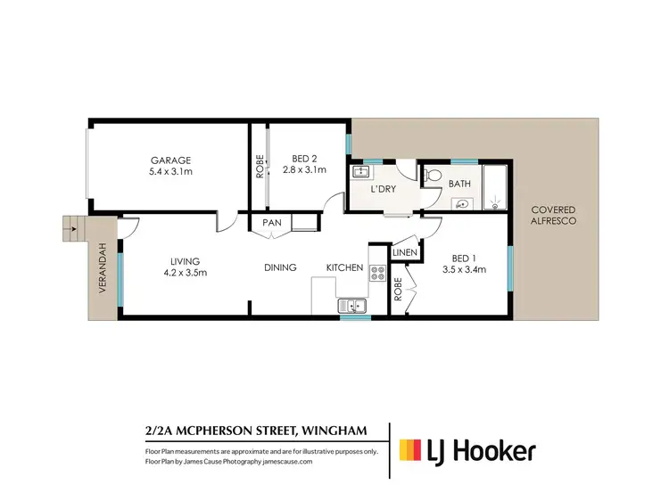 Floorplan of Homely house listing, 2/2A McPherson Street, Wingham NSW 2429