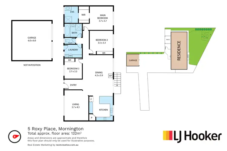 Floorplan of Homely house listing, 5 Roxy Place, Mornington TAS 7018