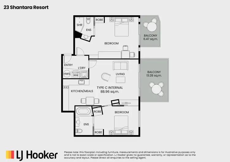 Floorplan of Homely unit listing, 23 Shantara/27-31 Davidson Street, Port Douglas QLD 4877