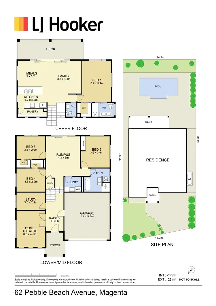 Floorplan of Homely house listing, 62 Pebble Beach Avenue, Magenta NSW 2261