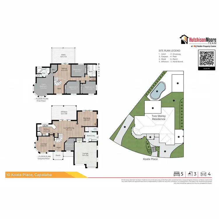 Floorplan of Homely house listing, 10 Koala Place, Capalaba QLD 4157