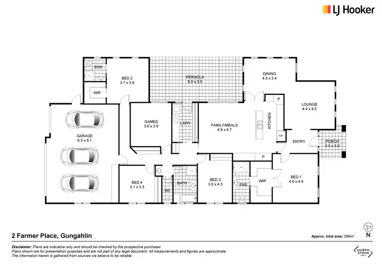 Floorplan of Homely house listing, 2 Farmer Place, Gungahlin ACT 2912