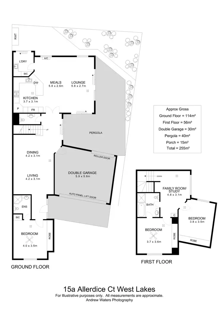 Floorplan of Homely house listing, 15a Allerdice Court, West Lakes SA 5021