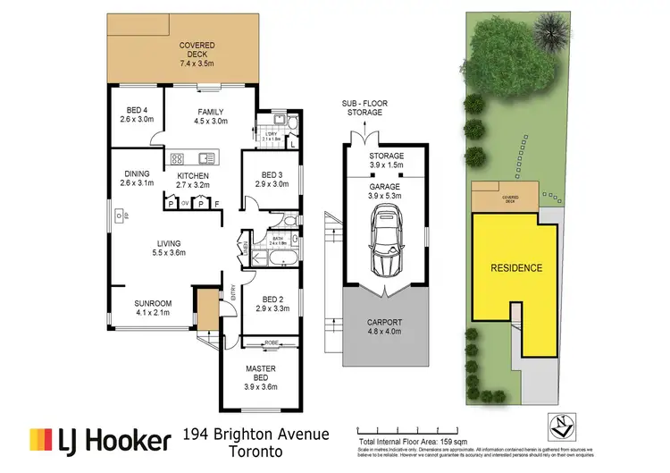 Floorplan of Homely house listing, 194 Brighton Avenue, Toronto NSW 2283