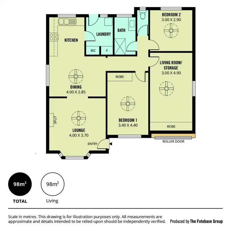 Floorplan of Homely unit listing, 5/35a Hoods Road, Northfield SA 5085