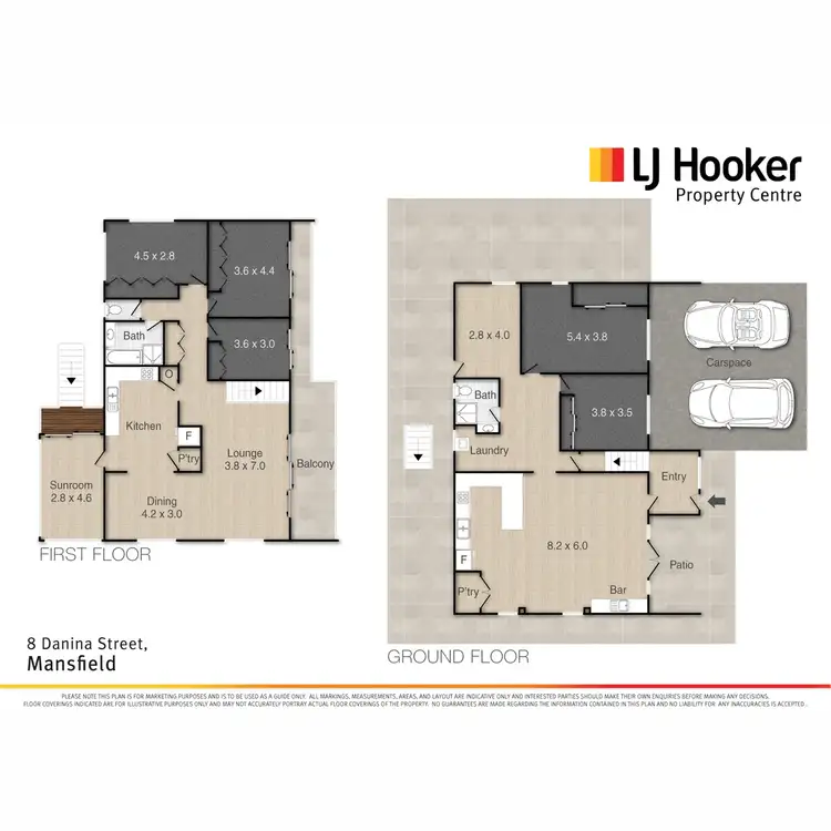 Floorplan of Homely house listing, 8 Danina Street, Mansfield QLD 4122
