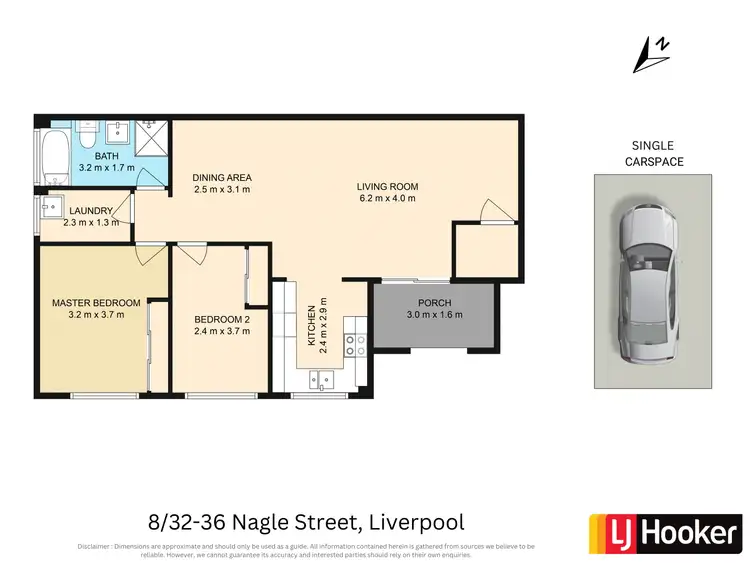 Floorplan of Homely unit listing, 8/32-36 Nagle Street, Liverpool NSW 2170