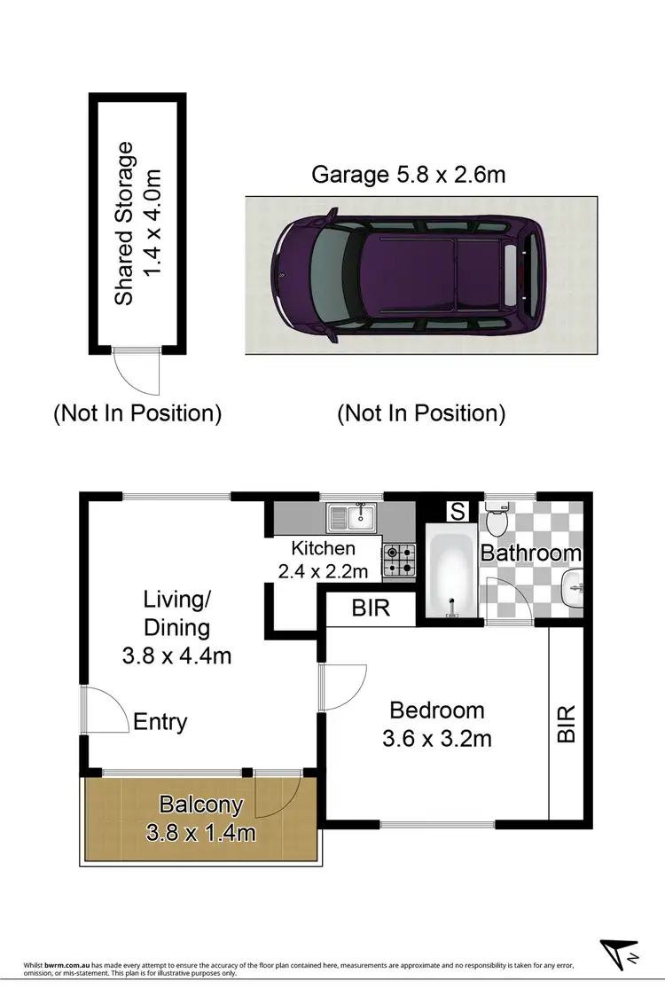 Floorplan of Homely unit listing, 4/143 Burns Bay Road, Lane Cove NSW 2066