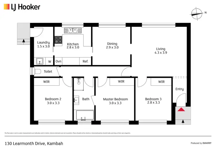 Floorplan of Homely house listing, 130 Learmonth Drive, Kambah ACT 2902