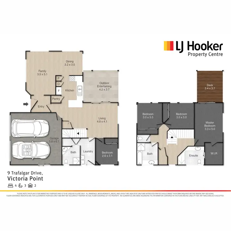 Floorplan of Homely house listing, 9 Trafalgar Drive, Victoria Point QLD 4165