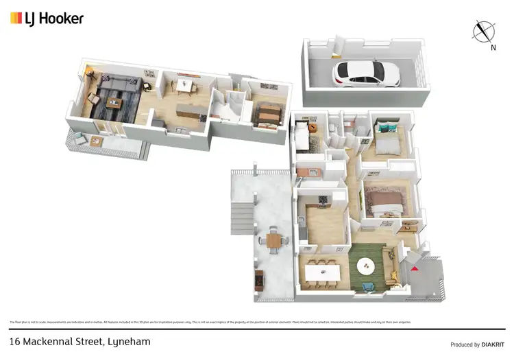 Floorplan of Homely house listing, 16 Mackennal Street, Lyneham ACT 2602