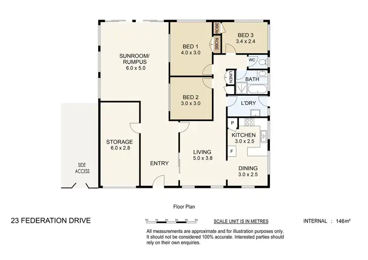 Floorplan of Homely house listing, 23 Federation Drive, Bethania QLD 4205