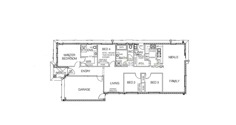 Floorplan of Homely house listing, Address available on request