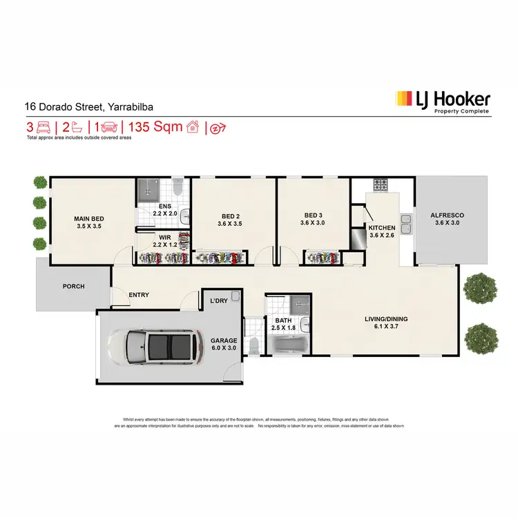 Floorplan of Homely house listing, 16 Dorado Street, Yarrabilba QLD 4207