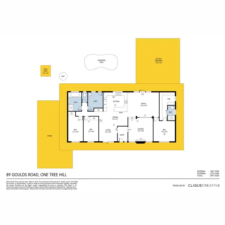 Floorplan of Homely house listing, 89 Goulds Road, One Tree Hill SA 5114