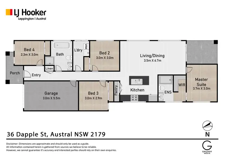 Floorplan of Homely house listing, 36 Dapple Street, Austral NSW 2179