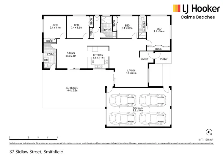 Floorplan of Homely house listing, 37 Sidlaw Street, Smithfield QLD 4878