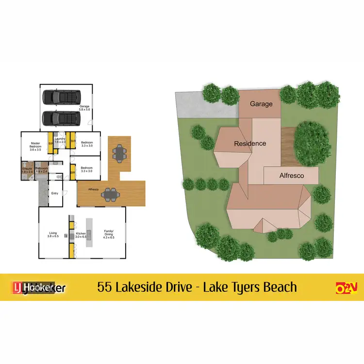 Floorplan of Homely house listing, 55 Lakeside Drive, Lake Tyers Beach VIC 3909