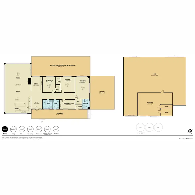 Floorplan of Homely house listing, 455 Hawthorn Road, Echunga SA 5153