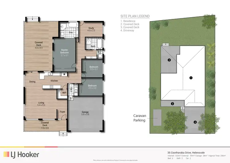 Floorplan of Homely house listing, 35 Cootharaba Drive, Helensvale QLD 4212