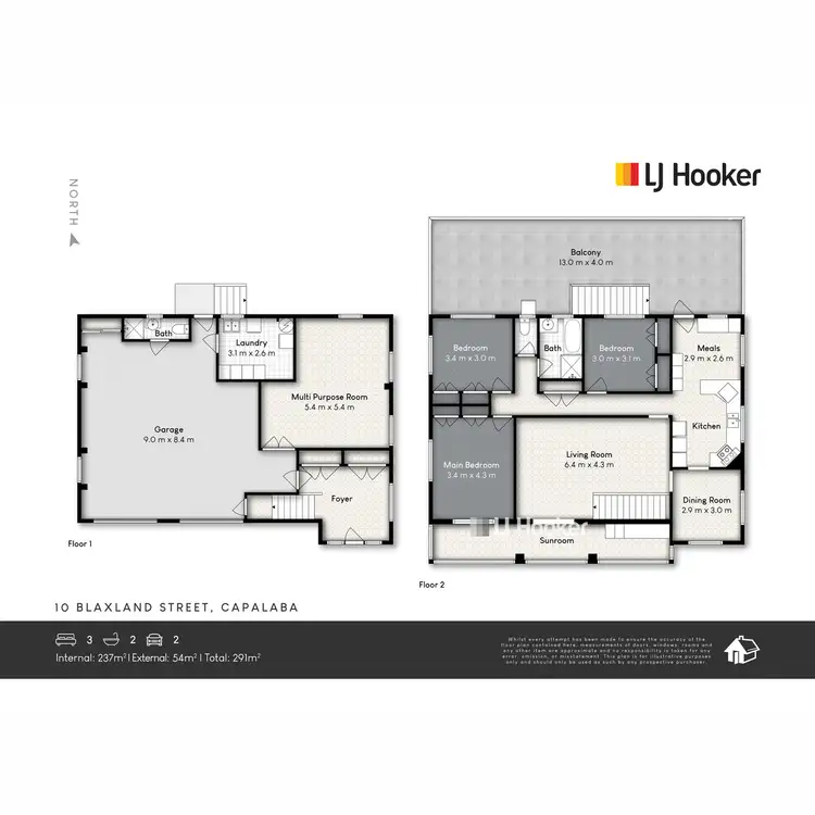 Floorplan of Homely house listing, 10 Blaxland Street, Capalaba QLD 4157