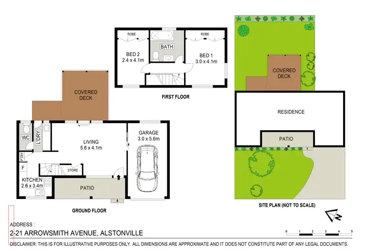 Floorplan of Homely townhouse listing, Unit 2/21 Arrowsmith Avenue, Alstonville NSW 2477