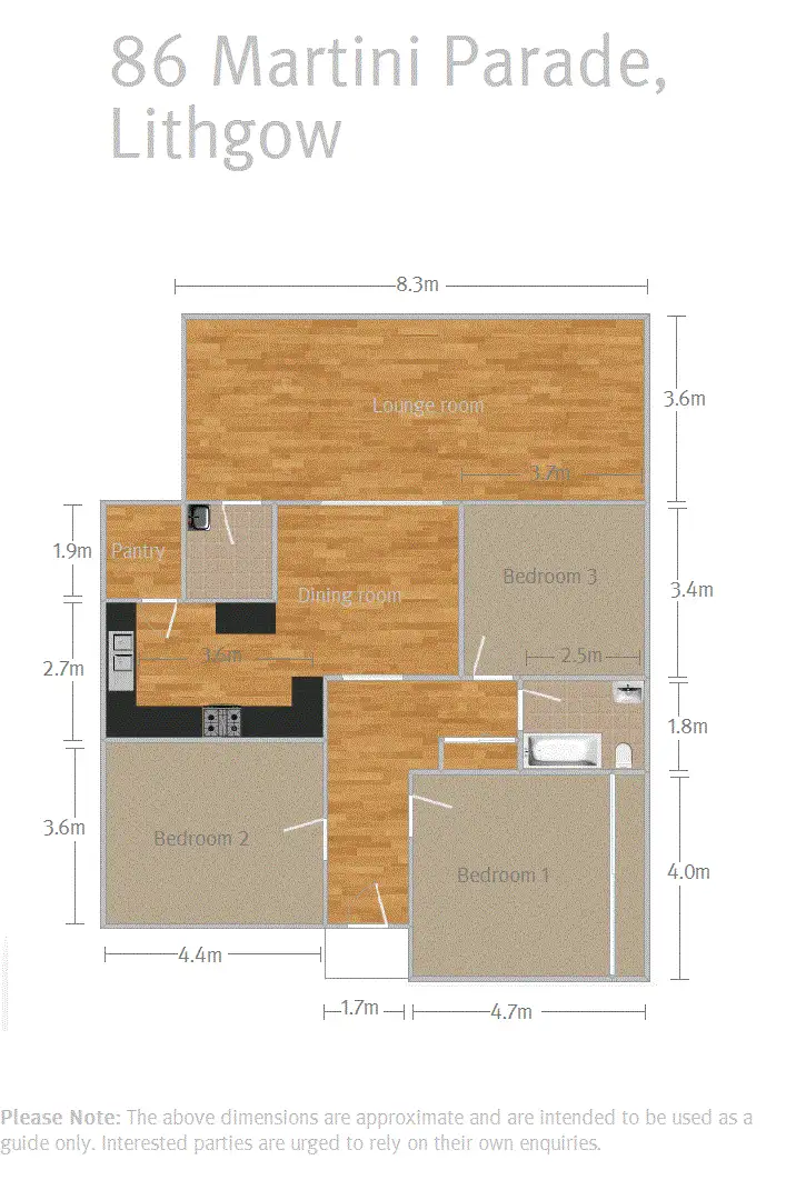 Floorplan of Homely house listing, 86 Martini Parade, Lithgow NSW 2790