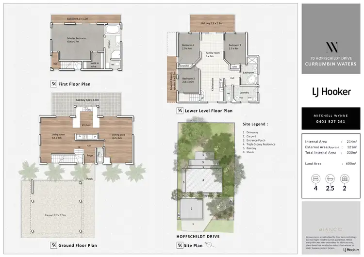 Floorplan of Homely house listing, 70 Hoffschildt Drive, Currumbin Waters QLD 4223