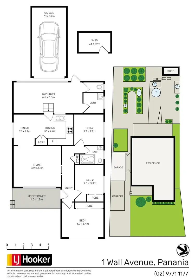 Floorplan of Homely house listing, 1 Wall Avenue, Panania NSW 2213
