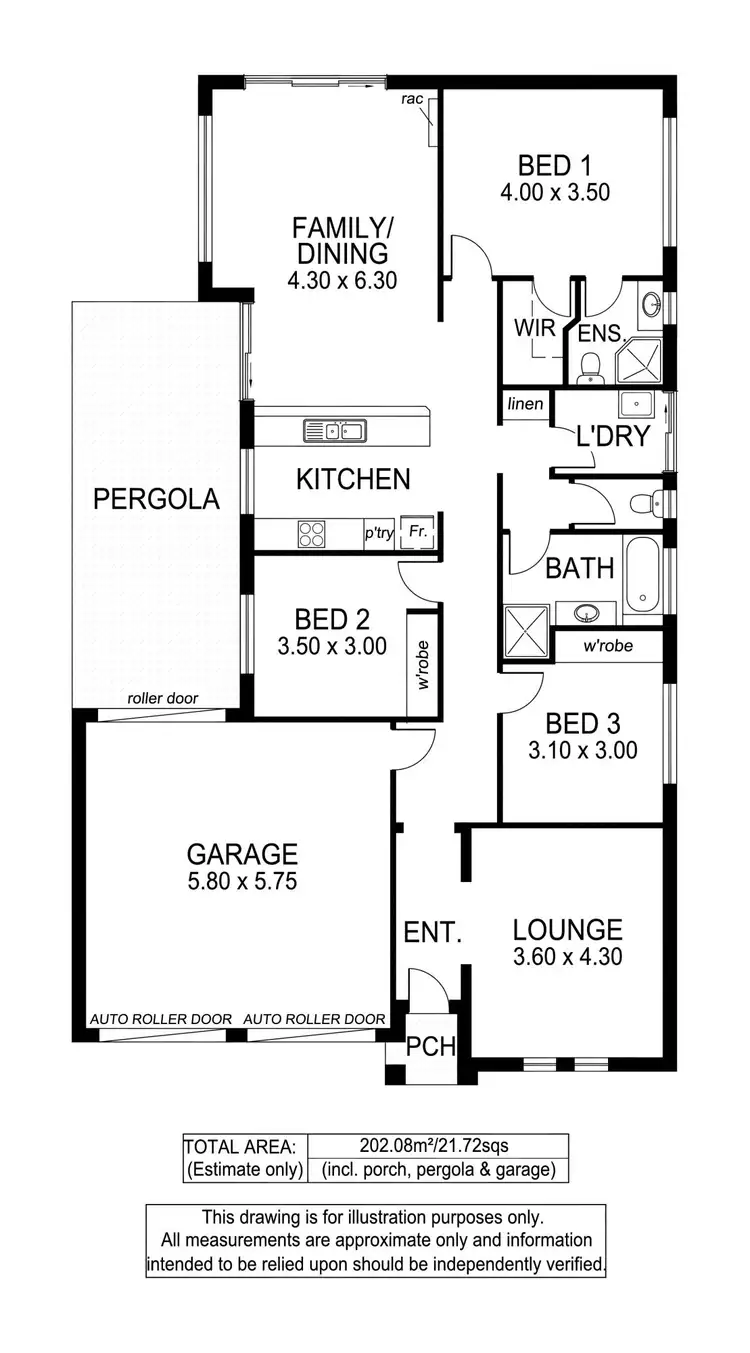 Floorplan of Homely house listing, 18 Scarborough Way, Mount Barker SA 5251
