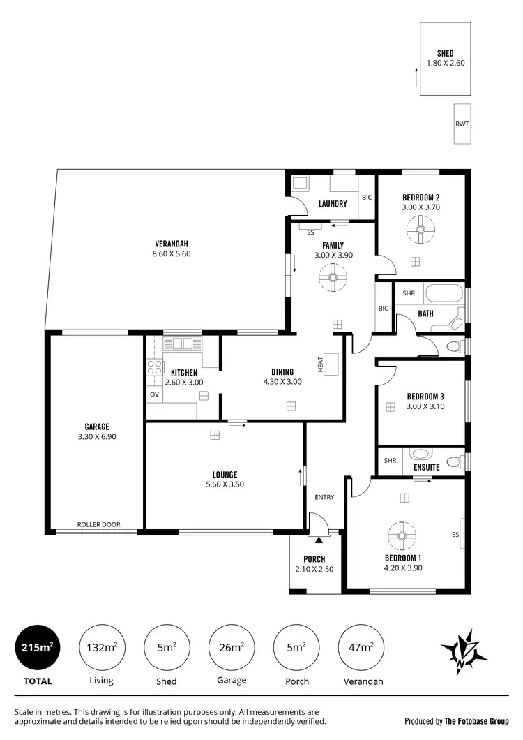 Floorplan of Homely house listing, 10 Niblic Court, Grange SA 5022