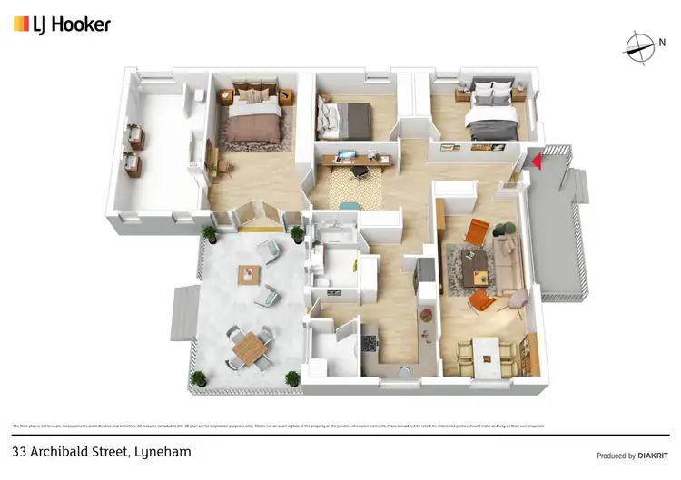 Floorplan of Homely house listing, 33 Archibald Street, Lyneham ACT 2602