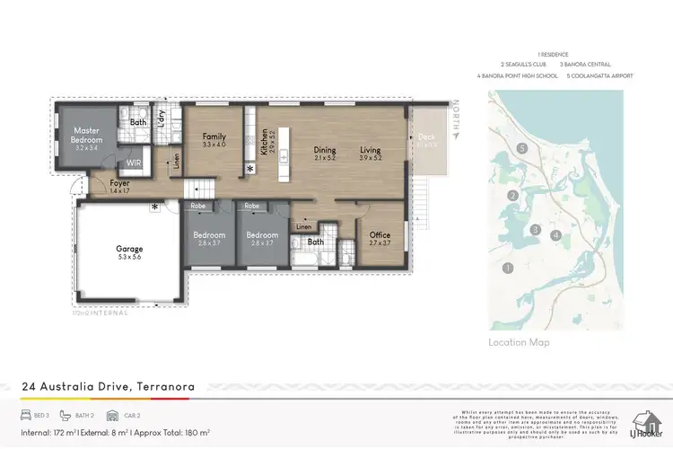 Floorplan of Homely house listing, 24 Australia Drive, Terranora NSW 2486