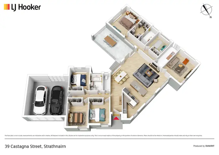 Floorplan of Homely house listing, 39 Castagna Street, Strathnairn ACT 2615