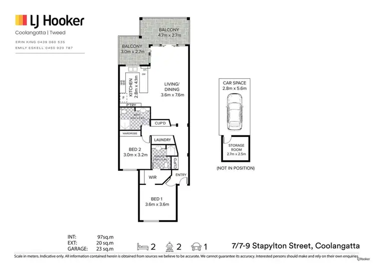 Floorplan of Homely unit listing, 7/7-9 Stapylton Street, Coolangatta QLD 4225