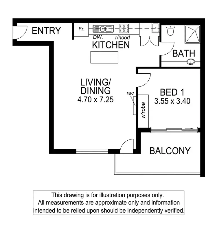 Floorplan of Homely apartment listing, 102/42 Mab Circuit, Tonsley SA 5042
